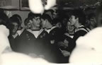 Od lewej Kaziu Miackowski, Krzysztof Zepka, Piotr Orfin, Stasiu Kucmierz, Tomek Gozdalski, Piotr Tarnowski, Roman Andruch (13kb)